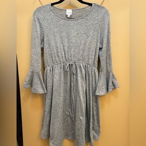 SIRENLILY MATERNITY MINI SWEATER DRESS